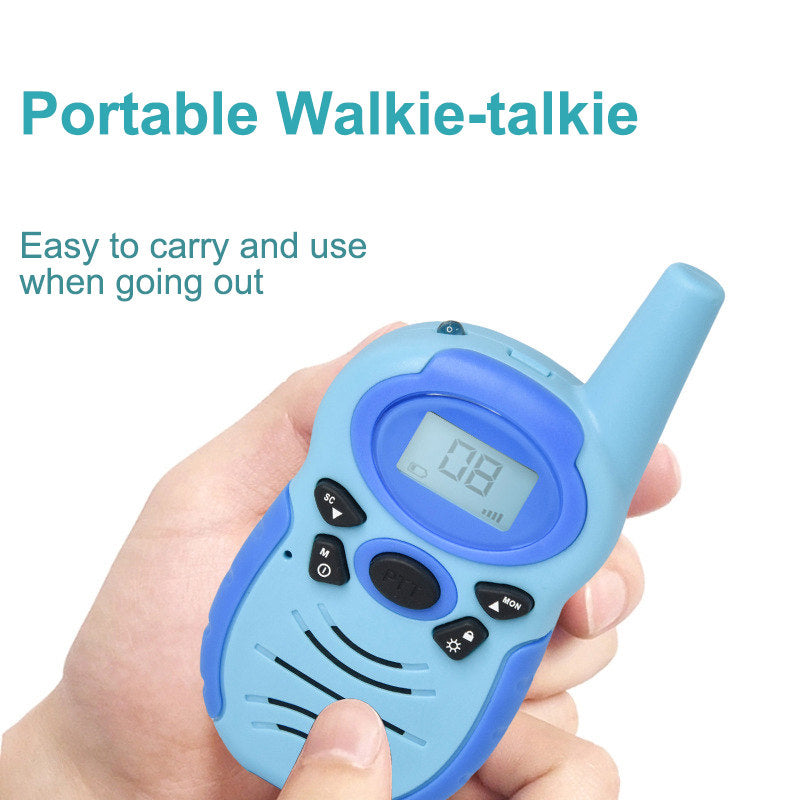 Beakey 3 Pcs Walkie Talkies for Long Distance 10 Channel Built-in Flashlight for Kids T4913-A