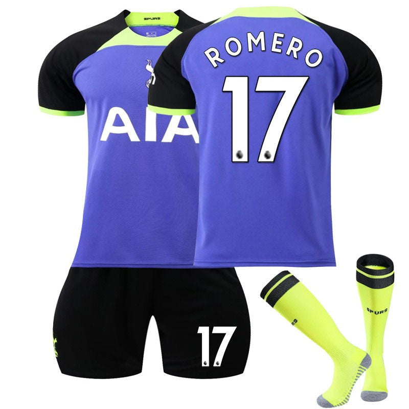 Beakey ROMERO #17 Tottenham Hotspur F.C Away Jersey 2022/23 Soccer Jersey Kit Football T-shirt Set For Adult Kids