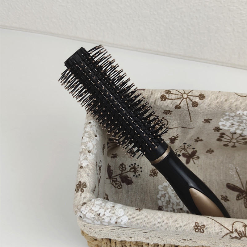 Beakey Round Anti-Static Hair Brushes Nylon Bristle Pins Massage Brush Blow Dry Detangle Hairbrush Comb