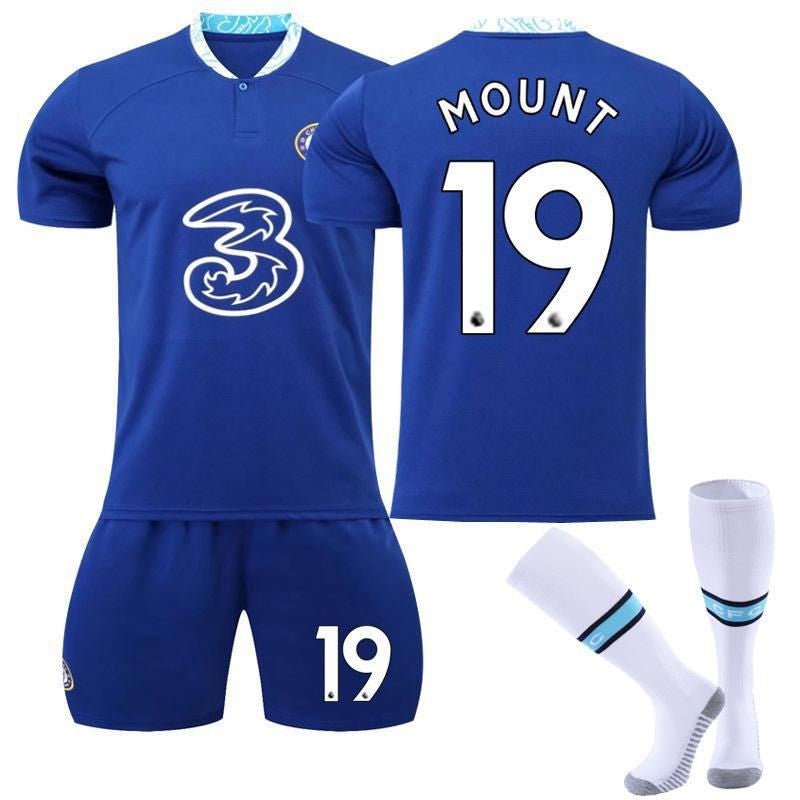 Beakey MOUNT #19 Chelsea Home Jersey 2022/23 Soccer Jersey Kit For Adult Kids