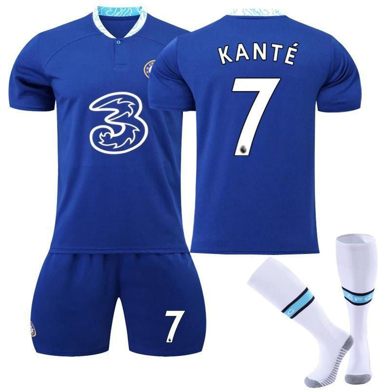 Beakey KANTE #7 Chelsea Home Jersey 2022/23 Soccer Jersey Kit For Adult Kids