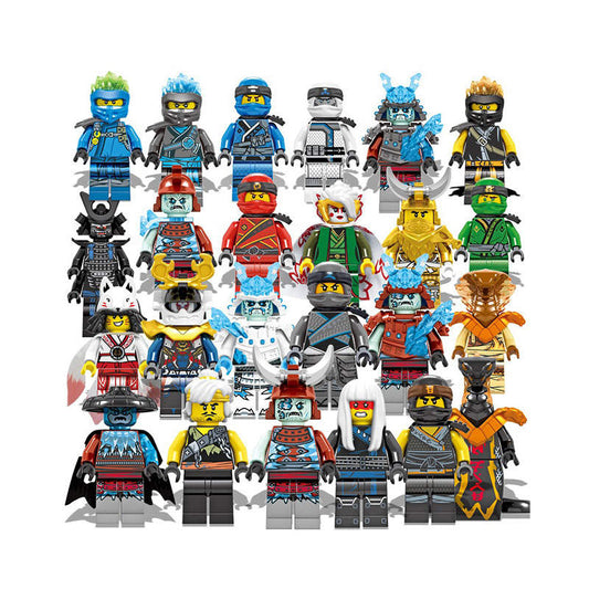 Beakey Set of 24 Pcs Block Toys Minifigures Assembled Building Puzzle for 6+