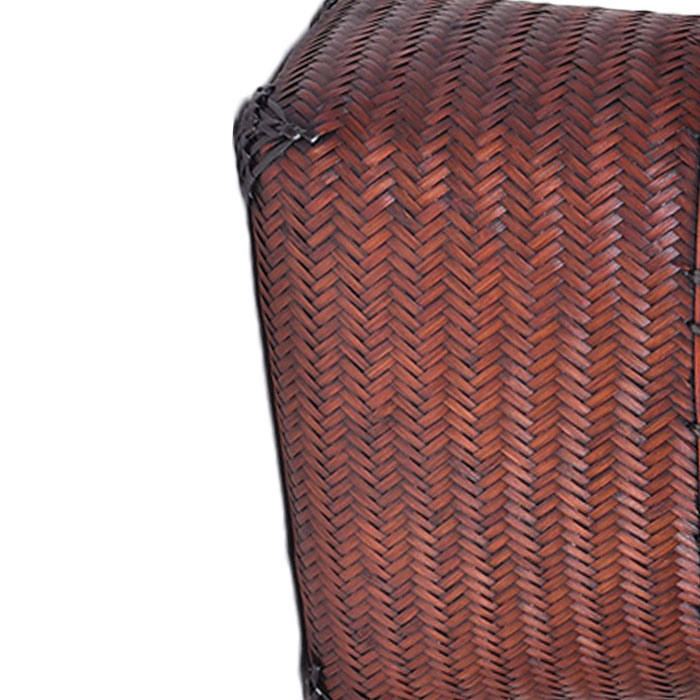 Beakey Retro Womens Bamboo Handbag Handmade Large Tote Bag Wicker Basket Bag