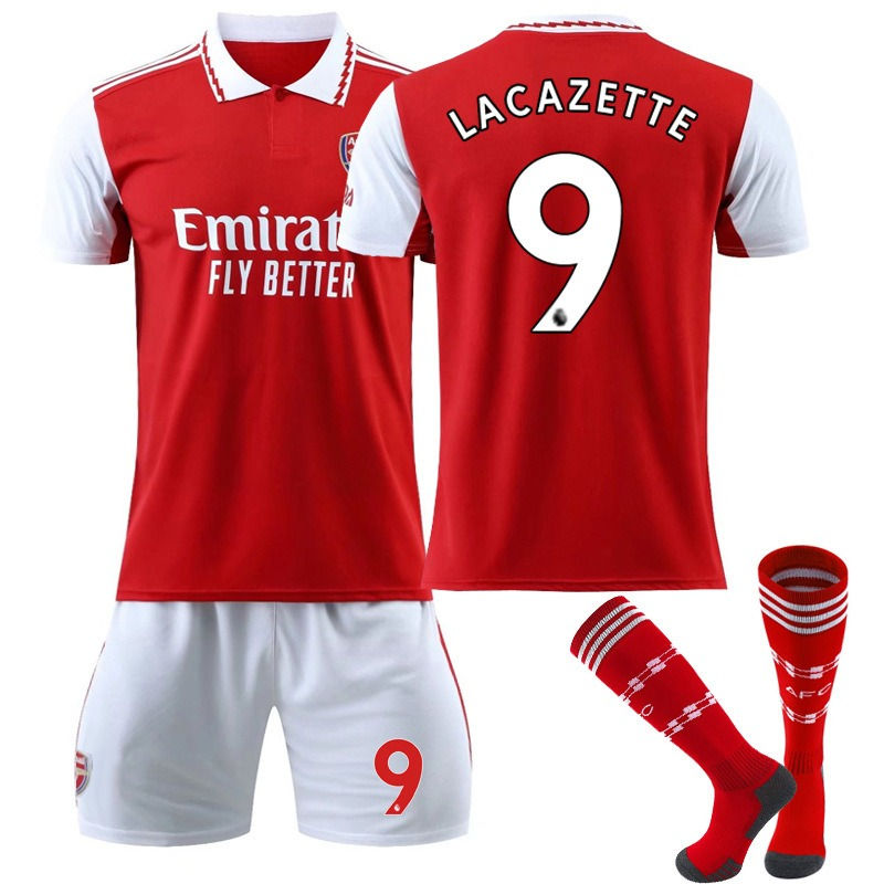 Beakey Arsenal FC 2022/23 Home B-Jersey Mens Soccer B-Jersey Kit Football T-shirt Set For Adult Kids