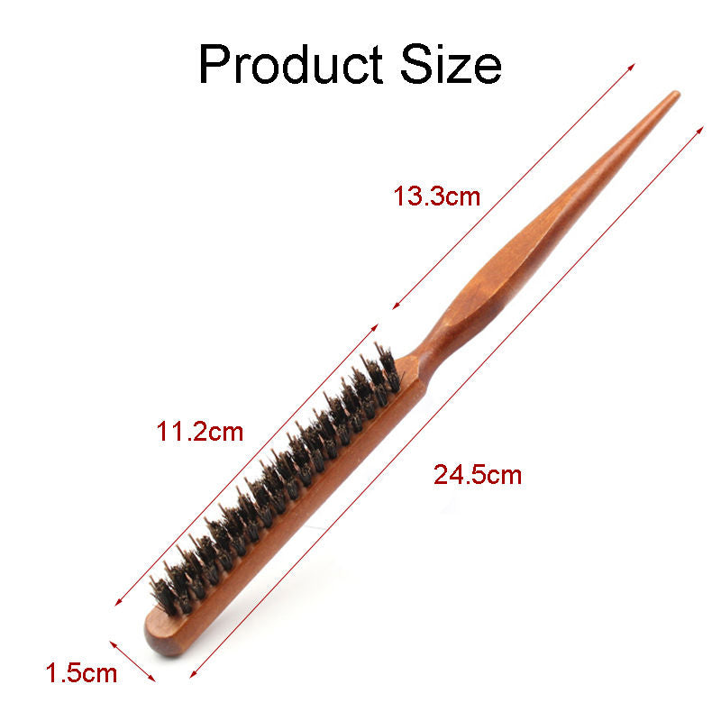 Beakey Teasing Hair Brush for Women with Rat Tail Pick for Hair Sectioning
