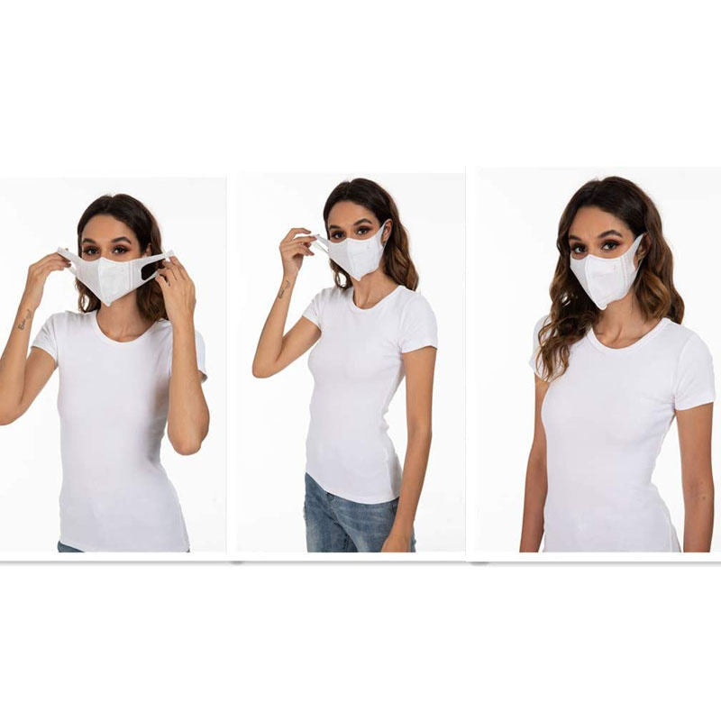 Beakey 3D Disposable Breathable Face Mask 50 Pcs for Adults-White