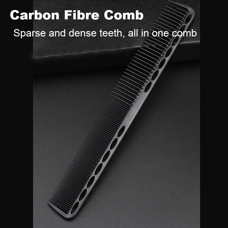 Beakey 6 Pcs Carbon Fiber Combs Anti Static for Women Most Hair Types