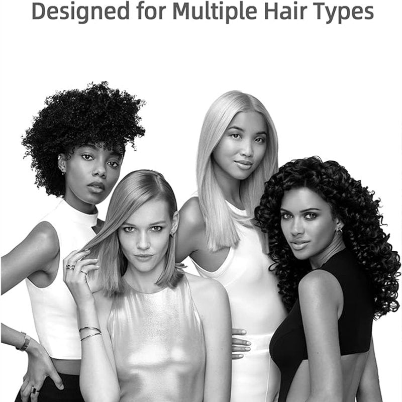 Beakey 6 in 1 Hair Dryer Brush Negative Ionic with Curlers for Fast Drying