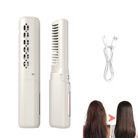 Beakey Cordless Hair Straightener 30s Fast Heating with LCD Display-Khaki