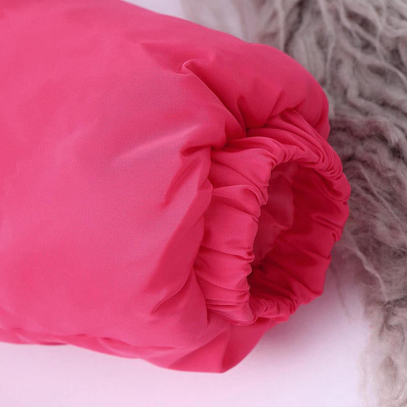 Beakey Newborn Snowsuits with Removable Hood Warm Padded Coat Winter-Rose Red