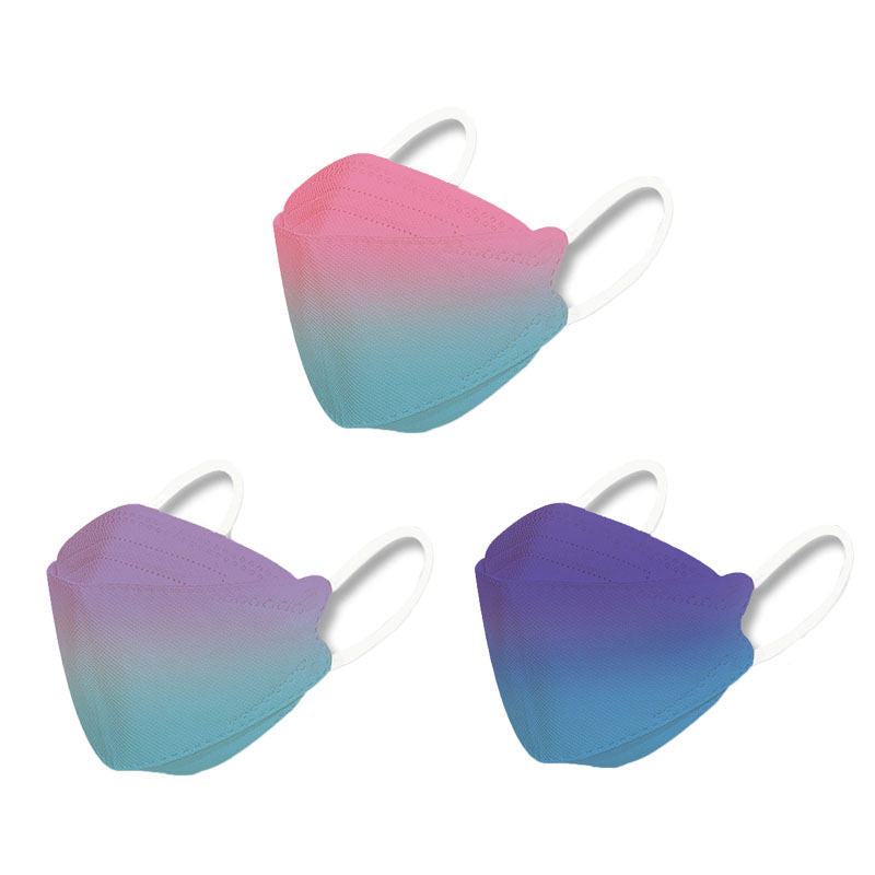 Beakey 3-Ply Gradient Face Mask 30 pcs for Adults-Mixed Colors
