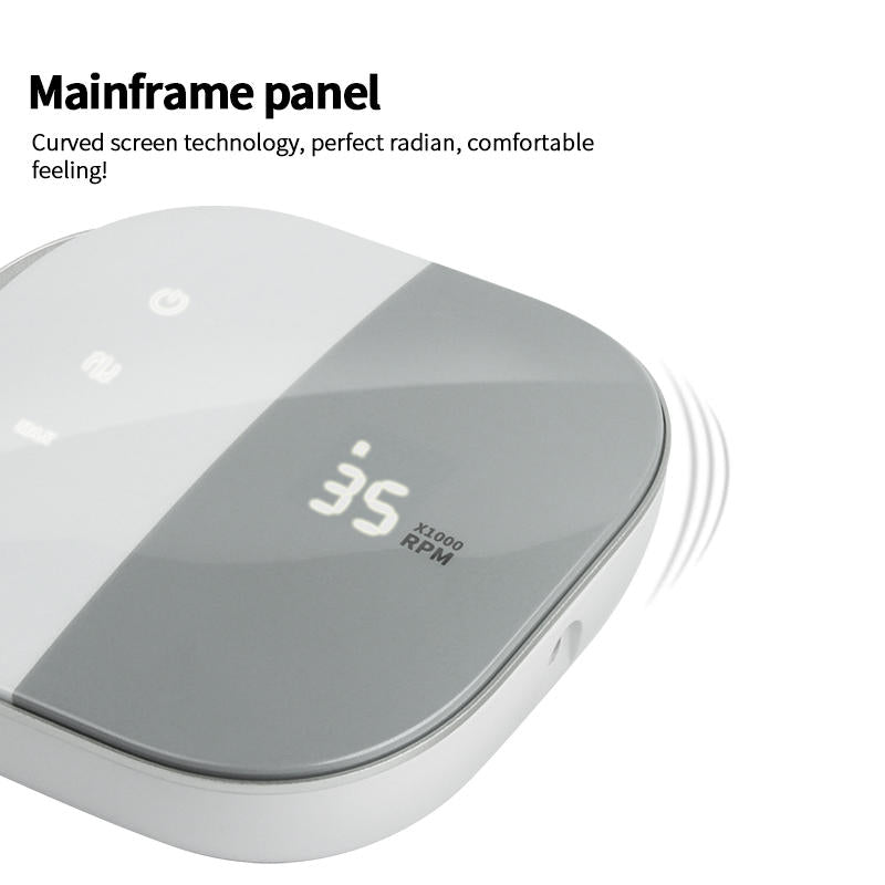 Beakey Electric Nail Drill Machine Set 35000RPM Rechargeable-Grey