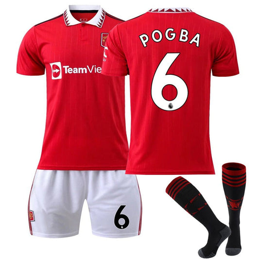 Beakey POG BA#6 Manchester United F.C Home B-Jersey 2022/23 Soccer B-Jersey Set For Adult Kids