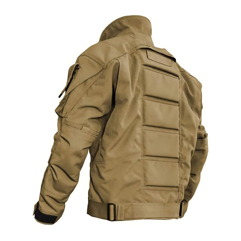 Beakey Military Tactical Jacket for Men Water Resistant Warm Coat Lightweight
