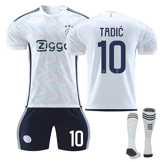 Beakey Ajax Away Jersey TADIC #10 Soccer Jersey Kids Adult 3-Pieces Jersey Kits