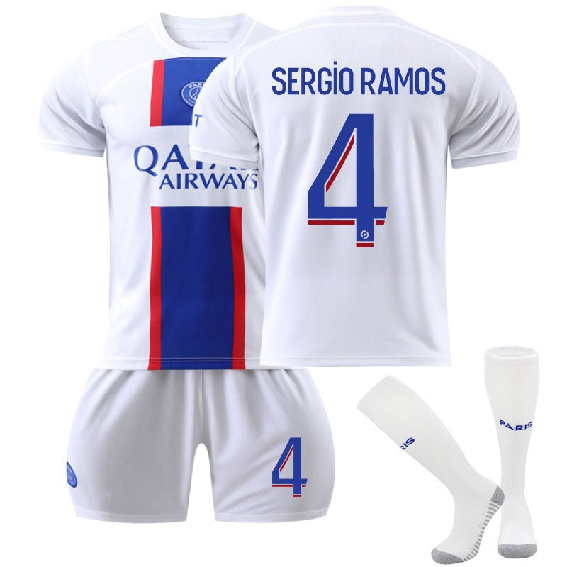 Beakey RAMOS #4 Paris F.C Second Away Jersey 2022/23 Soccer Jersey Kit Football T-shirt Set For Adult Kids