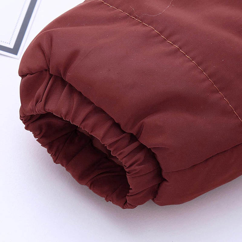 Beakey Newborn Snowsuits with Removable Hood Warm Padded Coat Winter-Brown