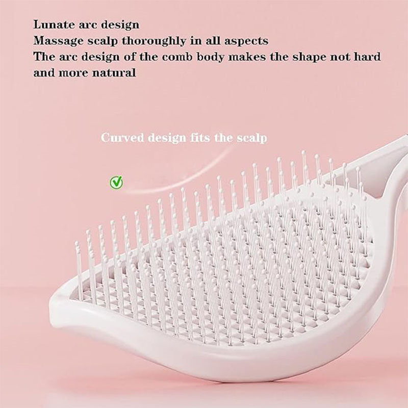 Beakey Wet Hair Brush Mesh Design Deeply Massage Scalp for Quick Shaping