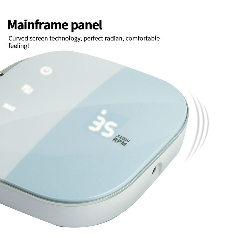 Beakey Electric Nail Drill Machine Set 35000RPM Rechargeable-Blue