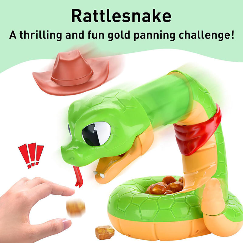 Beakey Electric Rattlesnake Toys for Party Induction Trigger Prank Games