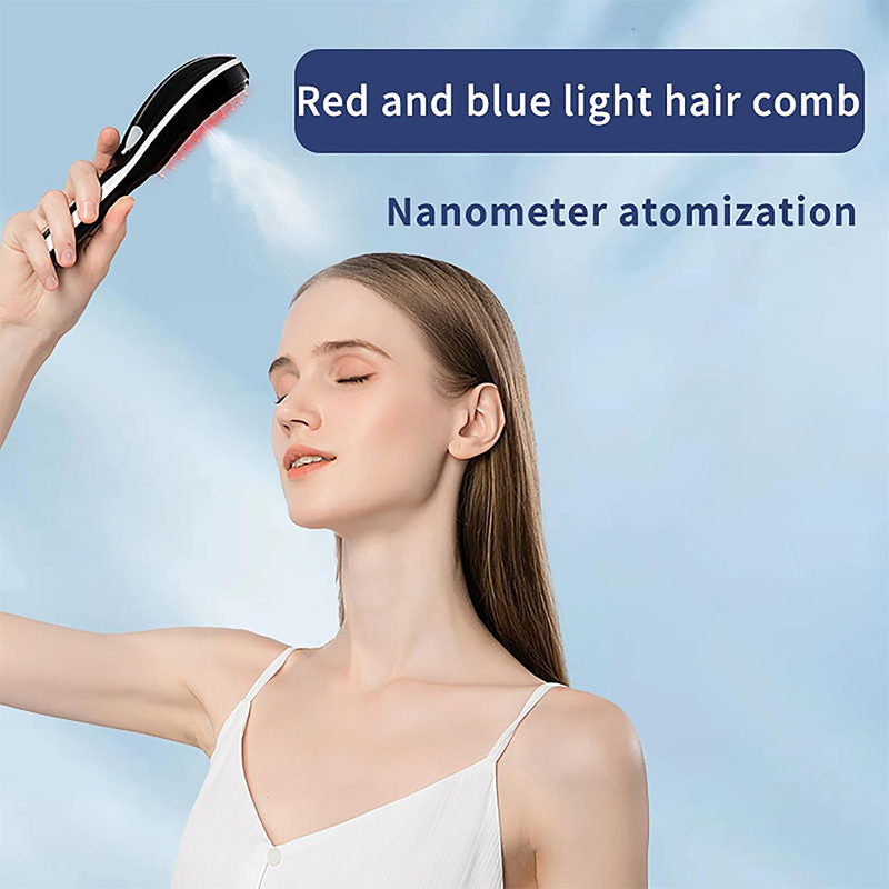 Beakey Red Light Hair Brush Multi Function Comb Head Massager Electric Massage Steam Hair Comb