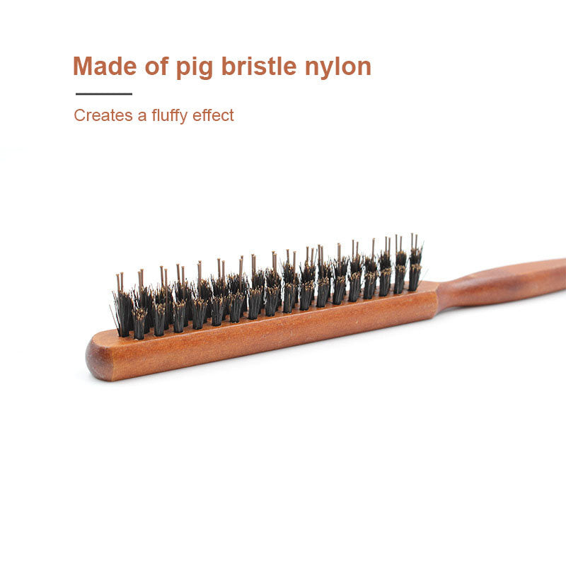 Beakey Teasing Hair Brush for Women with Rat Tail Pick for Hair Sectioning