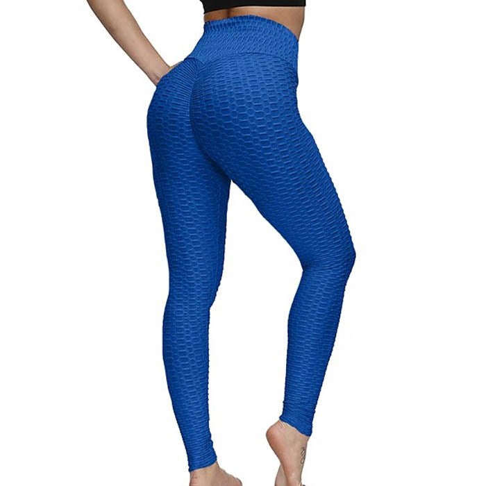 Beakey Women's High Waist Yoga Pants Leggings - Dark Blue