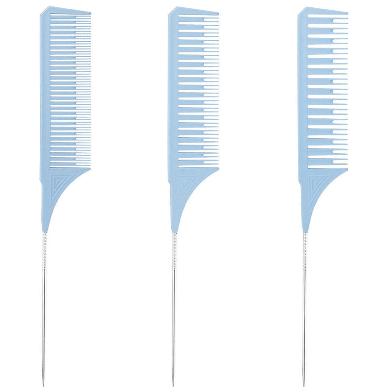 Beakey 3 Pcs Highlighting Combs 3 Sizes with Rat Tail Perfect for Salon-Set2