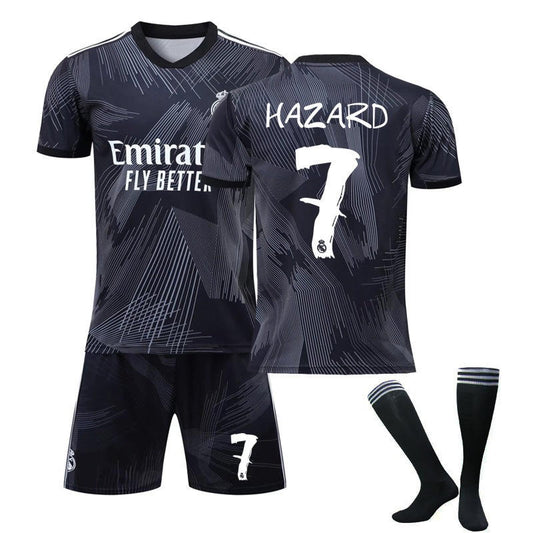 Beakey HAZARD #7 Real Madrid 120th Anniversary Y3 Joint 22/23 Jersey Kit for Adult Kids