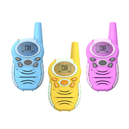 Beakey 3 Pcs Walkie Talkies for Long Distance 10 Channel Built-in Flashlight for Kids T4913-A
