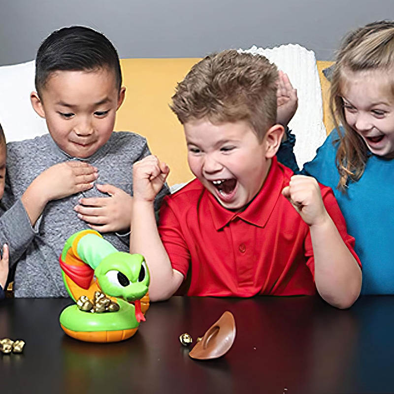 Beakey Electric Rattlesnake Toys for Party Induction Trigger Prank Games