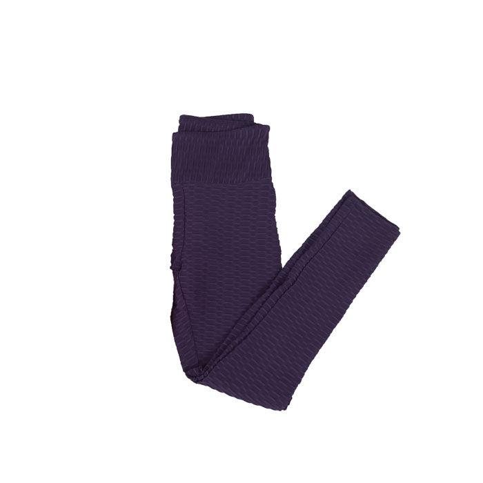Beakey Women's High Waist Yoga Pants Leggings - Purple