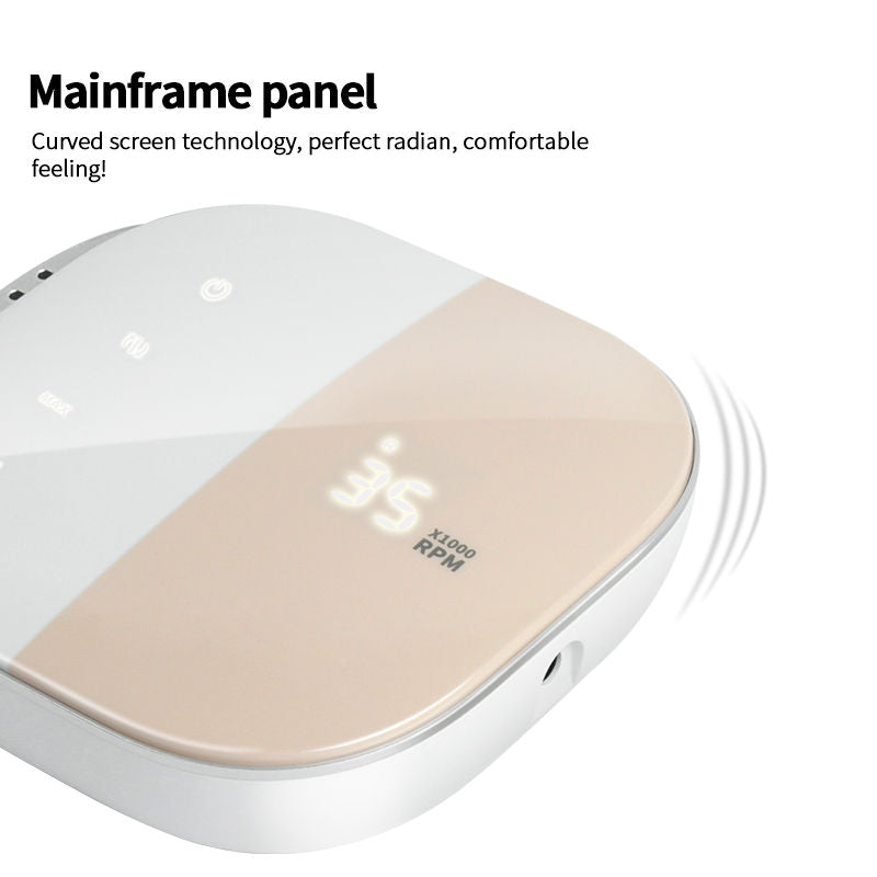 Beakey Electric Nail Drill Machine Set 35000RPM Rechargeable-Pink