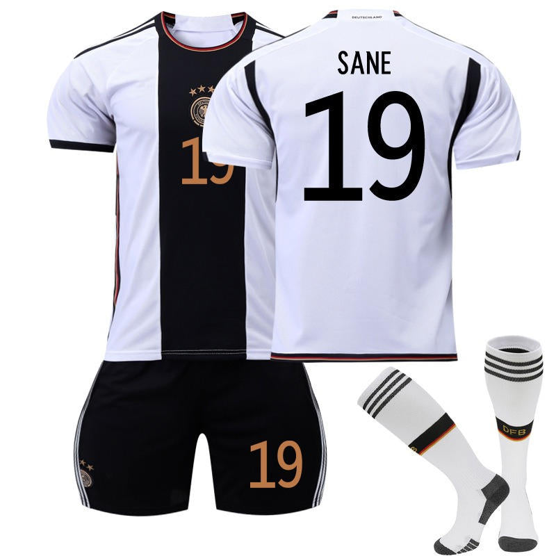 Beakey SANE #19 Germany Home Jersey 2022/23 Soccer Jersey Kit Football T-shirt Set For Adult Kids