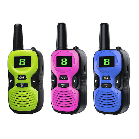 Beakey 3 Pcs Kids Walkie Talkies Rechargeable Long Range Camping Toys