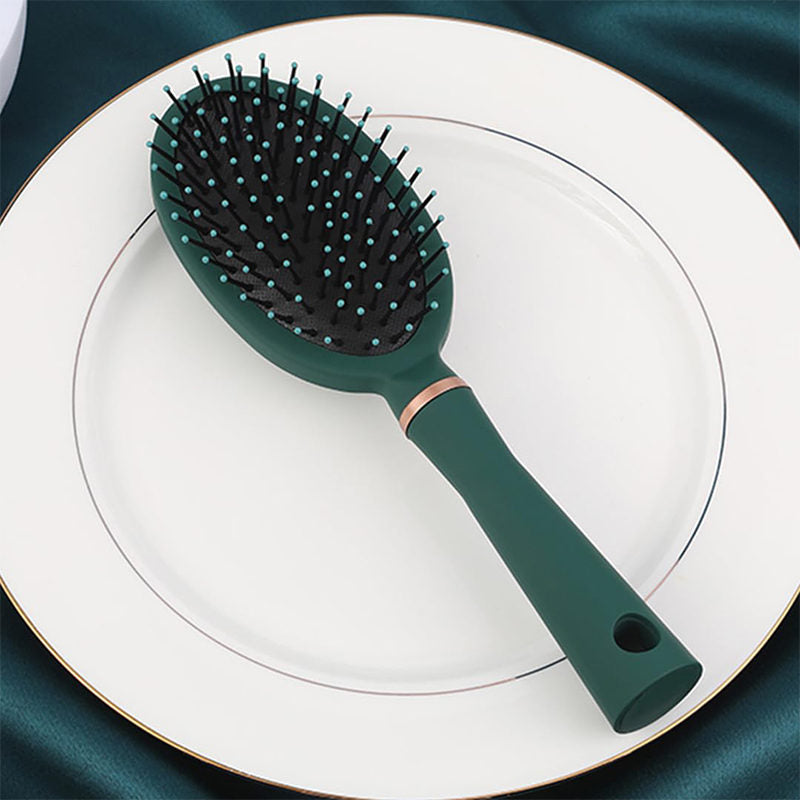 Beakey Oval Air Cushion Comb Anti Static Detangling Brush Fashionable Massage Brush for All Hair Types Styling