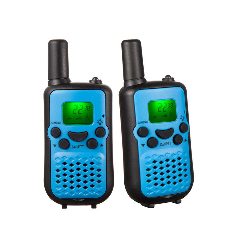 Beakey 2 Pcs Walkie Talkies for Kids 5 km VOX Hands-Free for Hiking-Blue