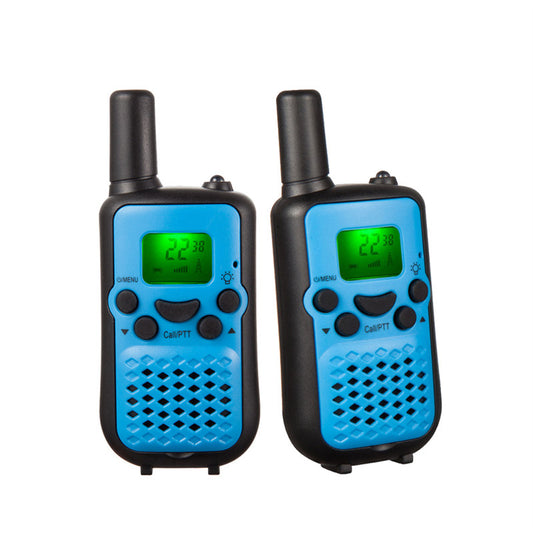 Beakey 2 Pcs Walkie Talkies for Kids 5 km VOX Hands-Free for Hiking-Blue