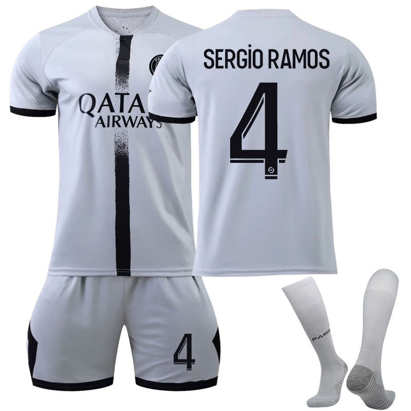 Beakey RAMOS #4 Paris F.C Away Jersey 2022/23 Soccer Jersey Kit Football T-shirt Set For Adult Kids
