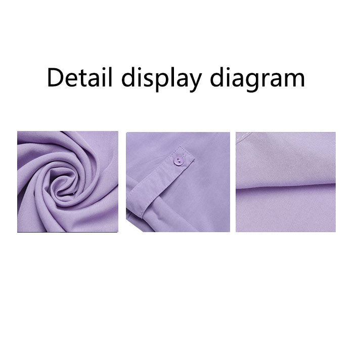 Beakey Women's Swimsuit Beach Cover Up Shirt Bikini Beachwear Bathing Suit Beach Dress - Light Purple