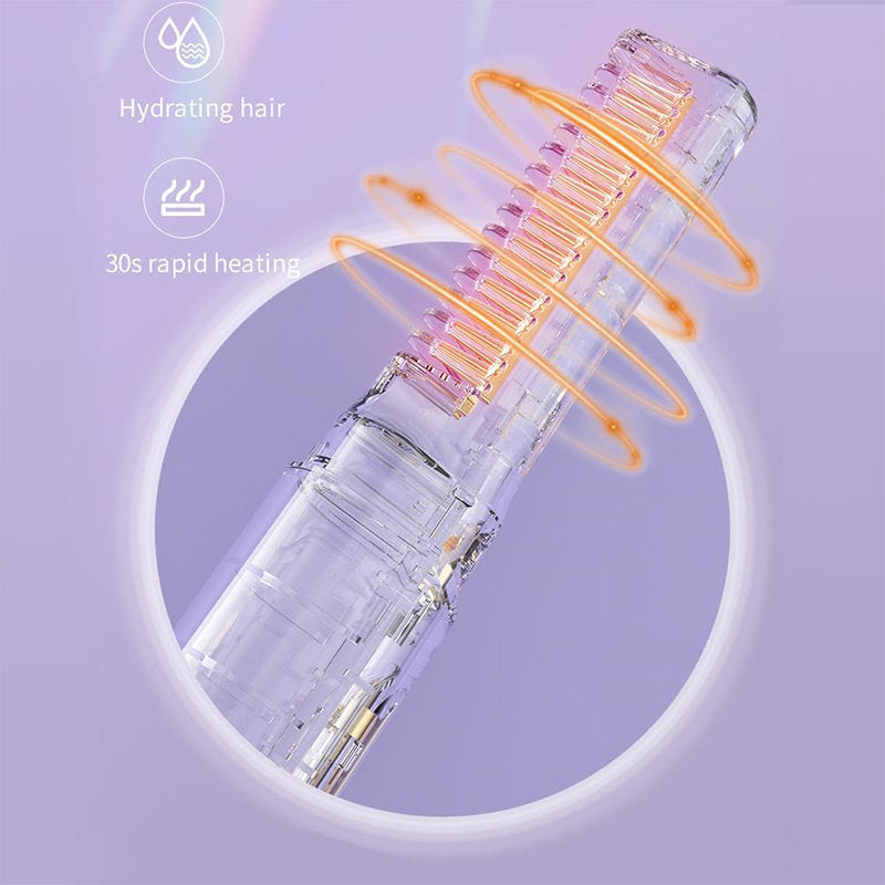 Beakey Cordless Hair Straightener 30s Fast Heating with LCD Display-Purple