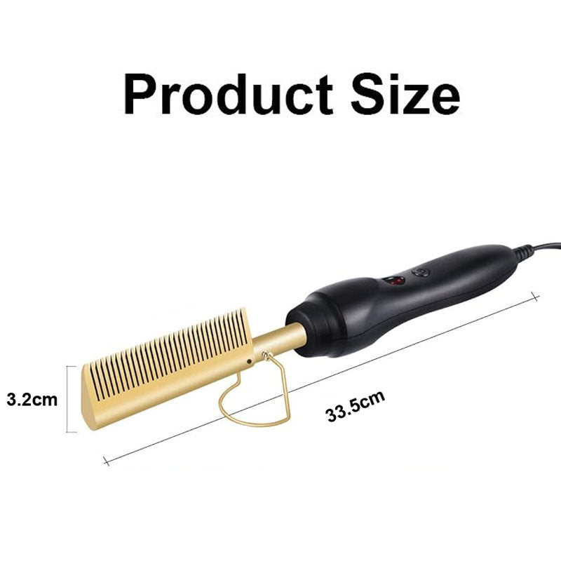 Beakey Heated Styling Comb Wet & Dry Anti-Scald Case for Natural Hair
