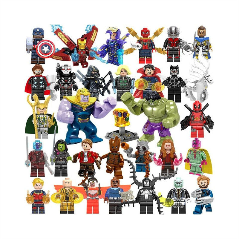 Beakey 32Pcs Minifigures Building Blocks Kit Action Figures Toys Gifts