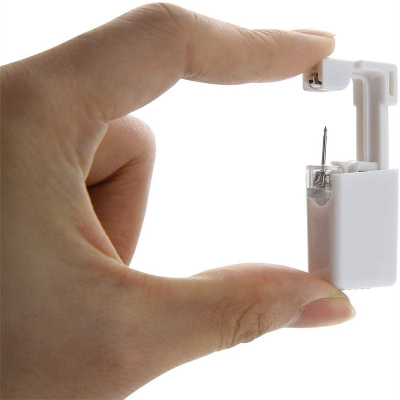 Beakey 2 Pack Self Ear Piercing Gun Disposable Ear Piercing Kit Tool