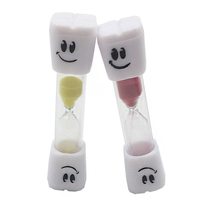 Beakey Smile Tooth 2 Minute Sand Timer-Yellow/Pink