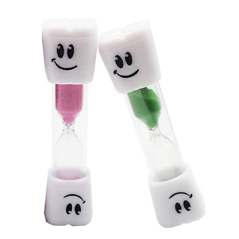 Beakey Smile Tooth 2 Minute Sand Timer-Pink/Green