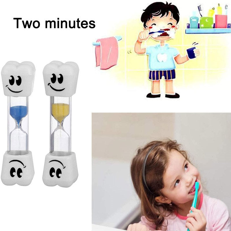 Beakey Smile Tooth 2 Minute Sand Timer-Pink/Green