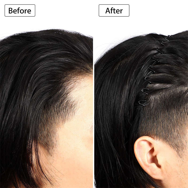 Beakey 4 Pack Hair Band Metal Wavy Headband for Washing Face Sports-B