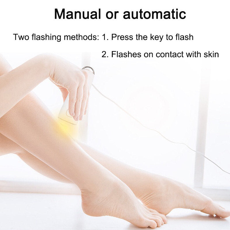 Beakey Home Hair Removal Device Facial Body Profesional Hair Remover for Women and Man-Gold