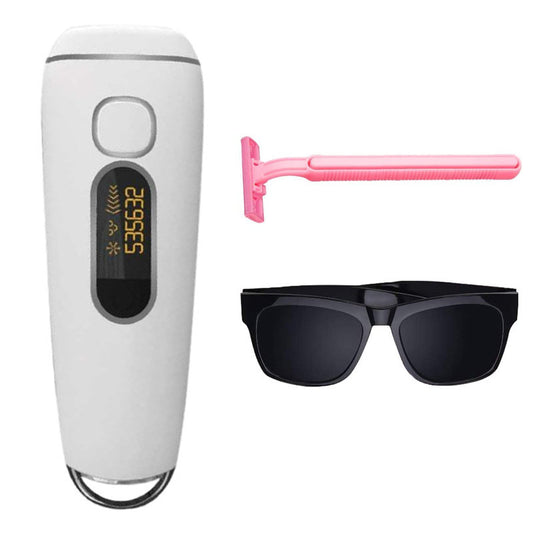 Beakey Home Hair Removal Device Facial Body Profesional Hair Remover for Women and Man-Silver
